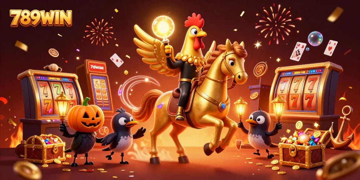 Experience thrilling wins at 789WIN with vibrant slot reels and mesmerizing casino elements.