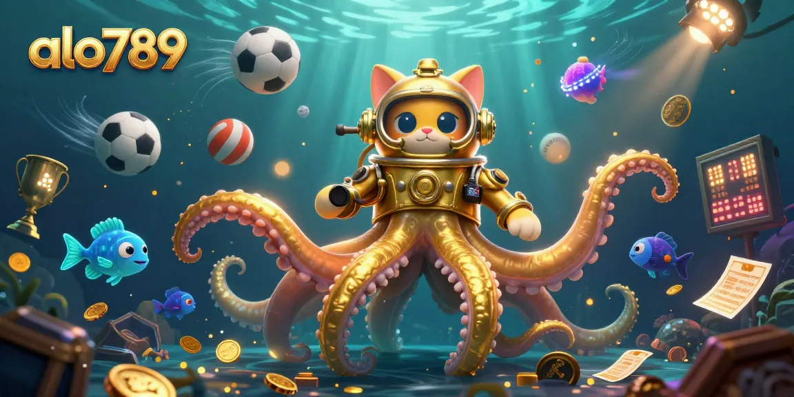 Experience thrilling gaming at alo789 with a captivating underwater adventure featuring vibrant casino elements.