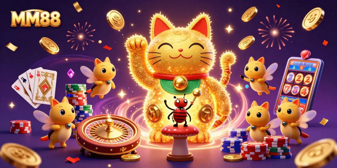 Experience amazing wins at MM88 with a dazzling lucky cat of casino symbols and rich gameplay.