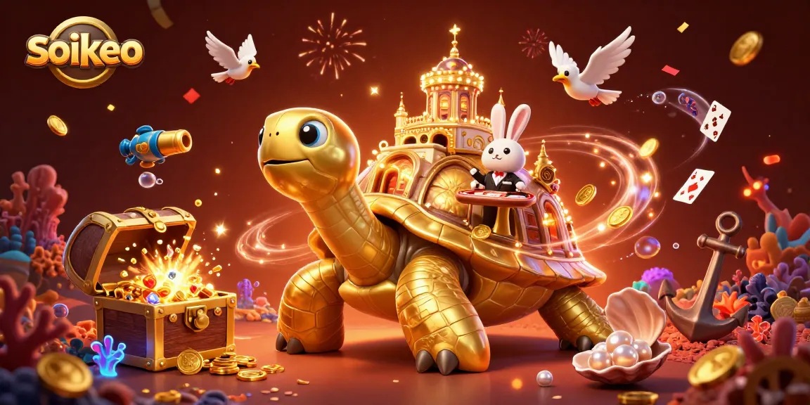 Experience vibrant soikeo gaming action with our enchanting casino-themed illustration.