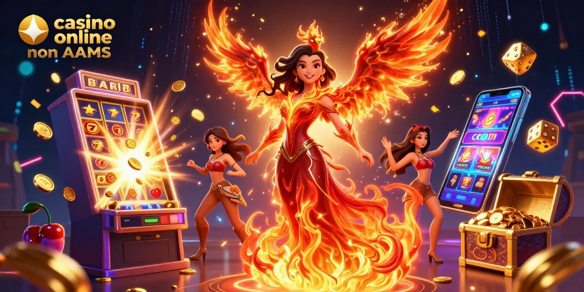 Scopri un'esperienza di gioco emozionante nei casino online non AAMS con immagini vivaci e elementi di gioco coinvolgenti.