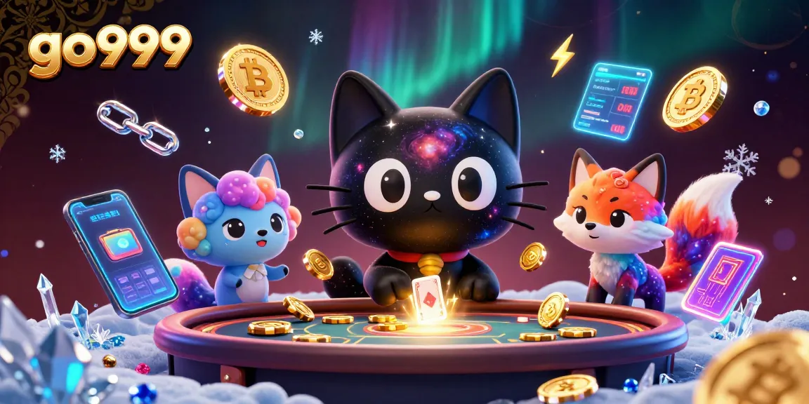 Experience thrilling games with go999 as the black hole cat draws in winnings at a cosmic casino.