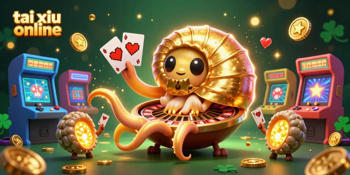 Engage with tai xiu online in a vibrant 3D casino environment featuring a giant nautilus and dynamic gaming elements.
