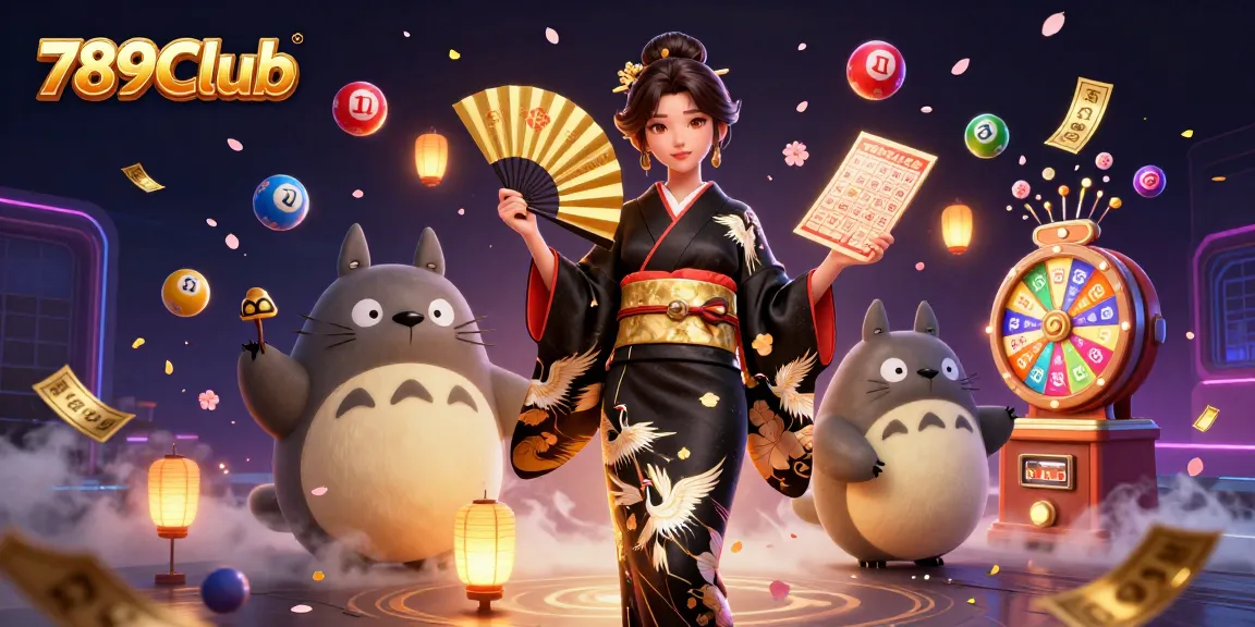Engage with the dynamic world of 789Club featuring vibrant lottery games and festive celebration elements.