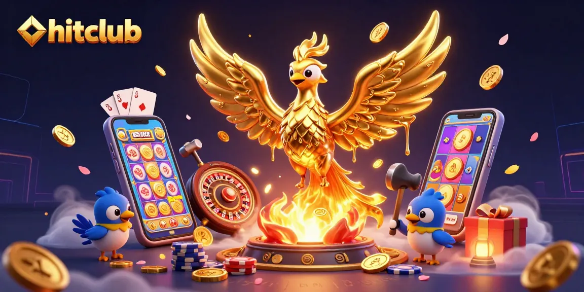 Engage with thrilling hitclub slot games featuring golden phoenix and dynamic casino elements.