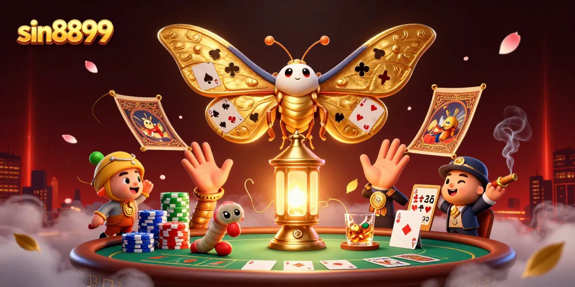 Experience thrilling gameplay at sin8899, featuring an interactive casino scene with vibrant visuals and dynamic characters.