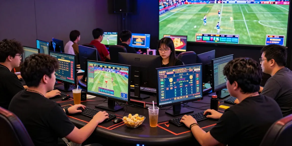 Engaging atmosphere at nhà cái bl555 with diverse players participating in online gaming activities.