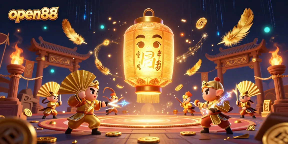 Experience exclusive winnings at open88 in this vibrant casino-themed illustration.