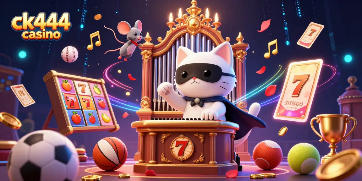 Experience thrilling gameplay at ck444 casino with vibrant characters and casino elements.