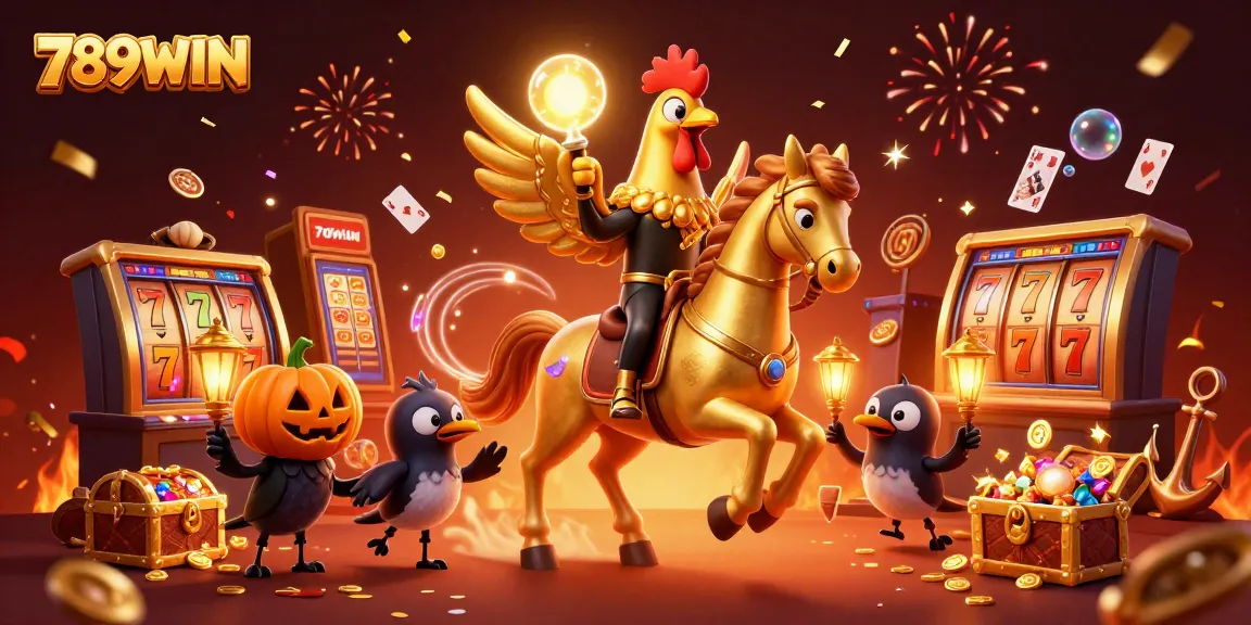 Experience thrilling wins at 789WIN with vibrant slot reels and mesmerizing casino elements.