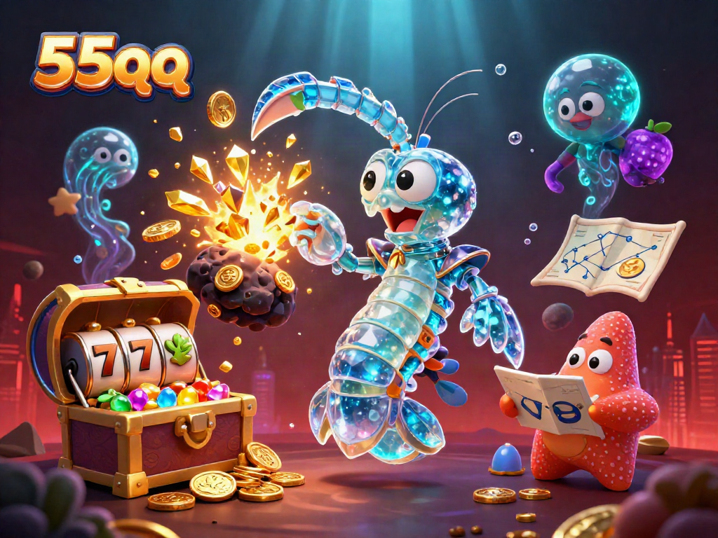 Experience the thrilling world of 55qq with captivating slot visuals and dynamic action.