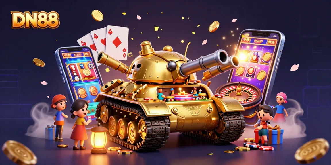 Experience thrilling gameplay at DN88 with a vibrant casino scene full of excitement and winning potential.