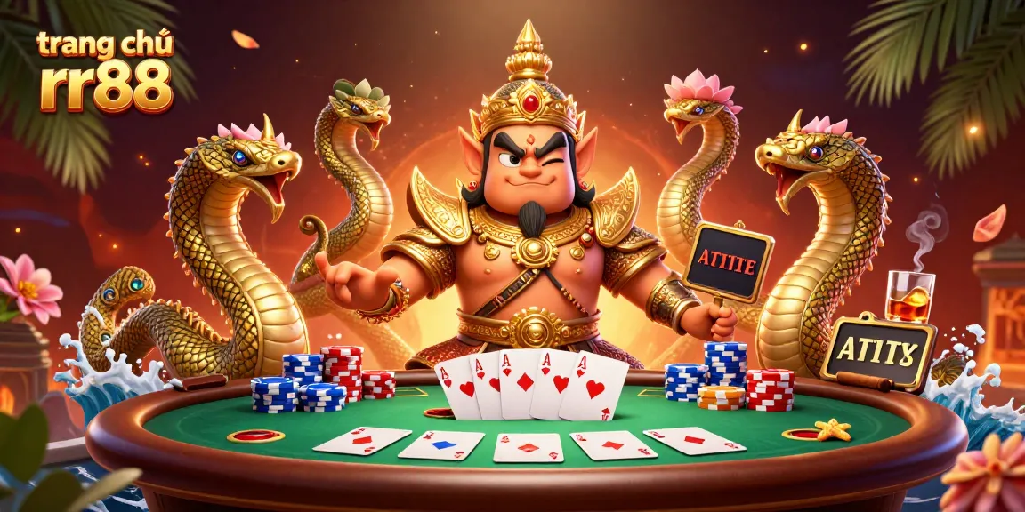 Experience the vibrant world of gambling on trang chủ rr88 with exciting poker elements and lively characters.