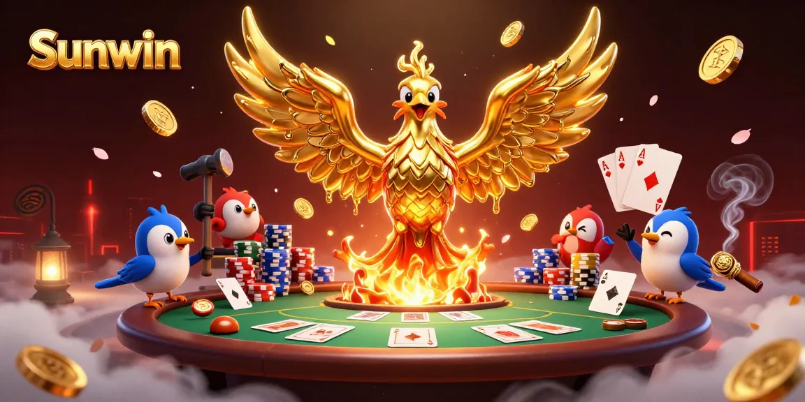 Experience gaming excellence with Sunwin's vibrant casino scene of rich, dynamic elements.