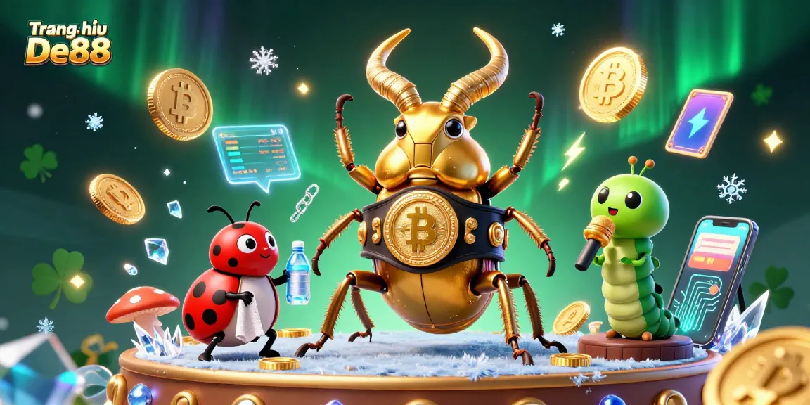 Join the thrilling action at Trang chủ De88 with animated characters sparring in a vibrant virtual casino world.